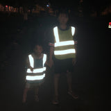 Dazonity Children's High Visibility Safety Vest, Reflective Strips, Fit for Boys & Girls, Walking or Back to School